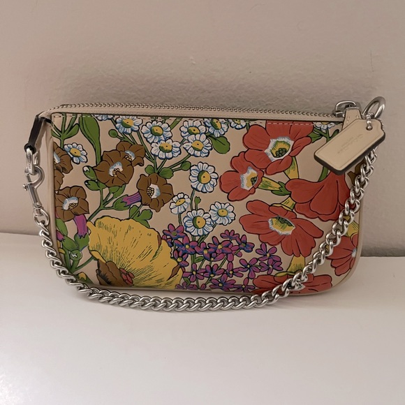 NWT - COACH Nolita 19 With Floral Print - Smooth Leather - CR365 $238 - Picture 5 of 9
